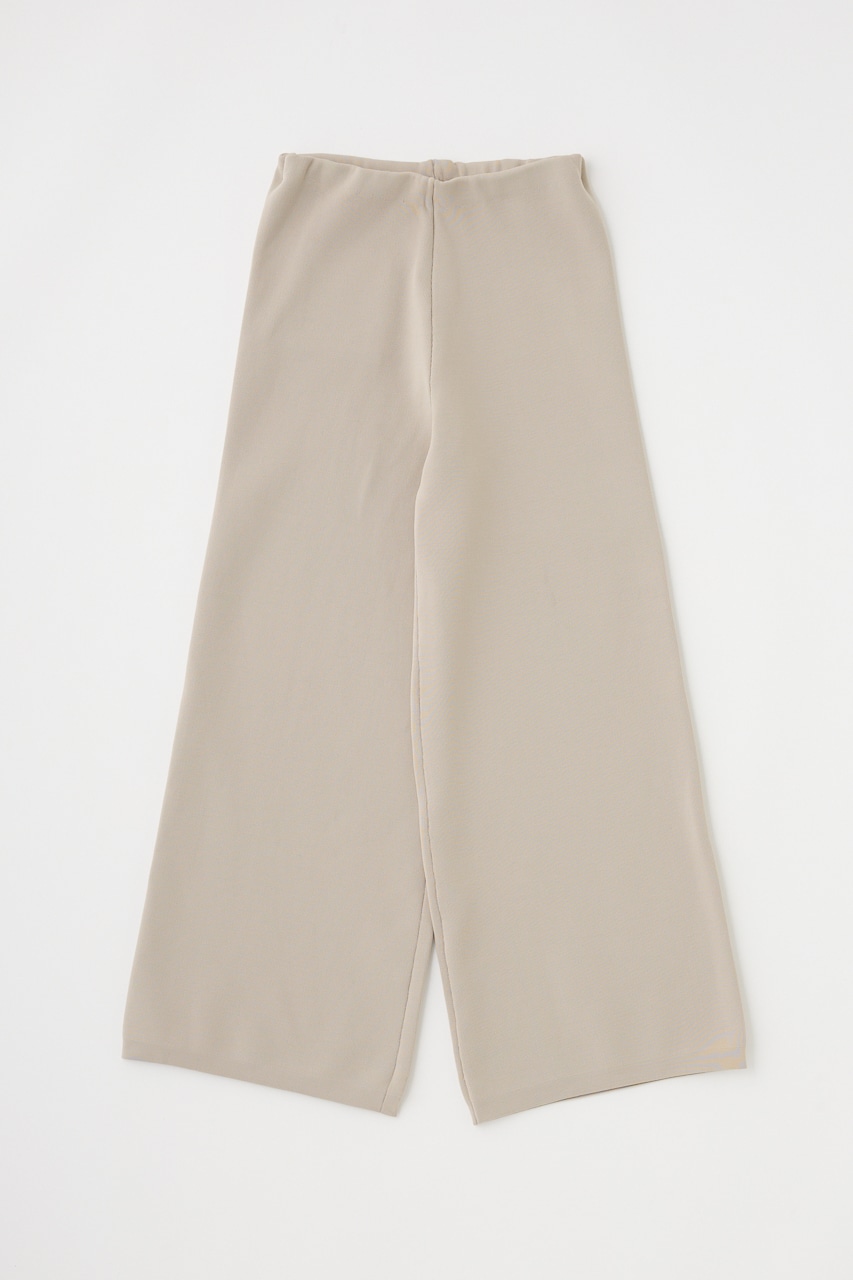 M_ | ニットワイドパンツ リサイクルポリエステル×オーガニック