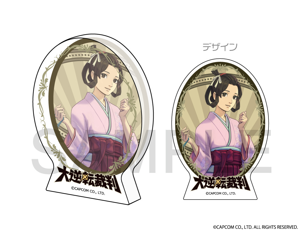 大逆転裁判 オーバルアクリルフレーム（御琴羽 寿沙都）