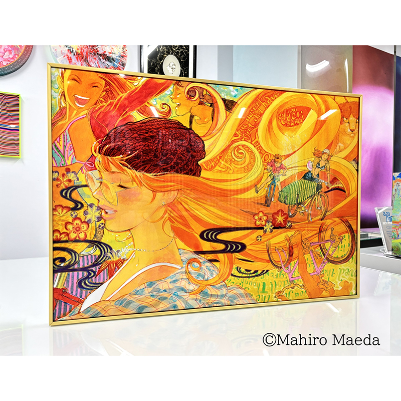 雑 前田真宏 雑画集』発売記念アート展】特別受注商品F（少女自転車