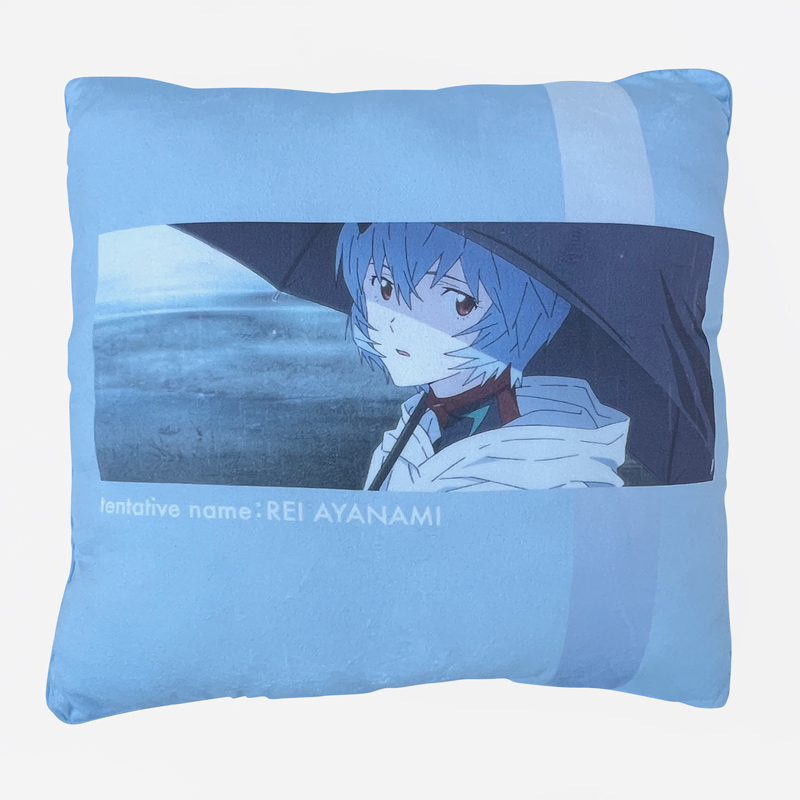 エヴァンゲリオン 背当てクッション/グラデライン_レイ（丸眞