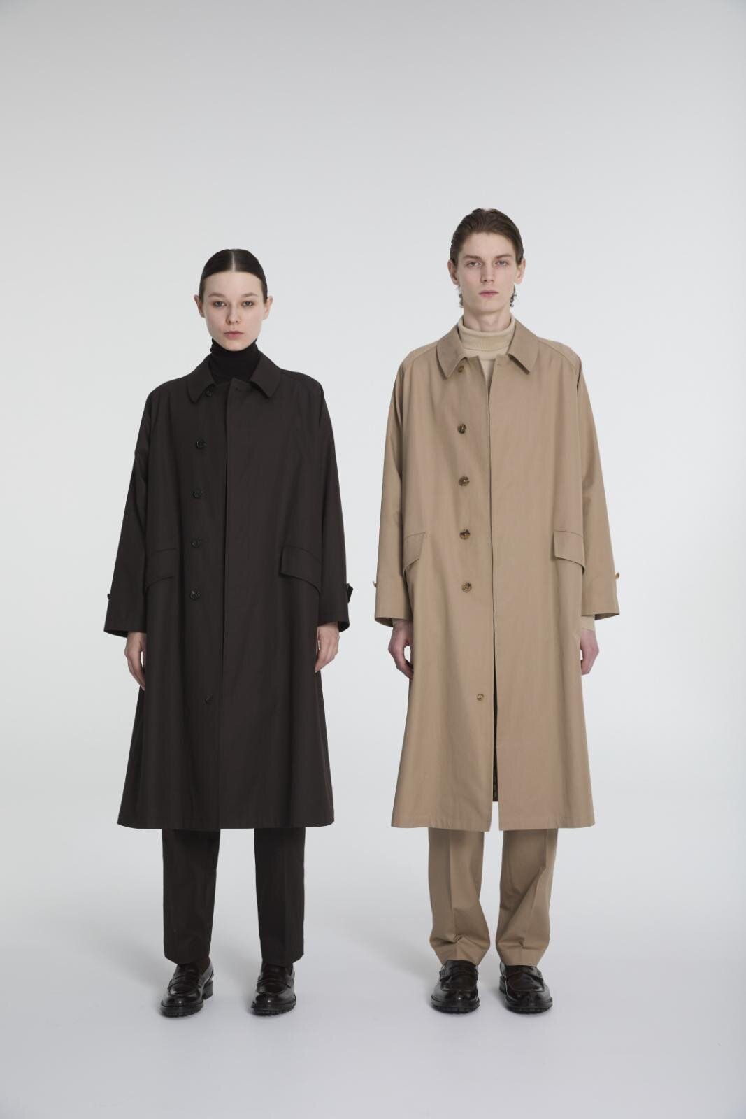 ダックス×Scyeの初コラボ、ハウスチェック柄のバルマカーンコート