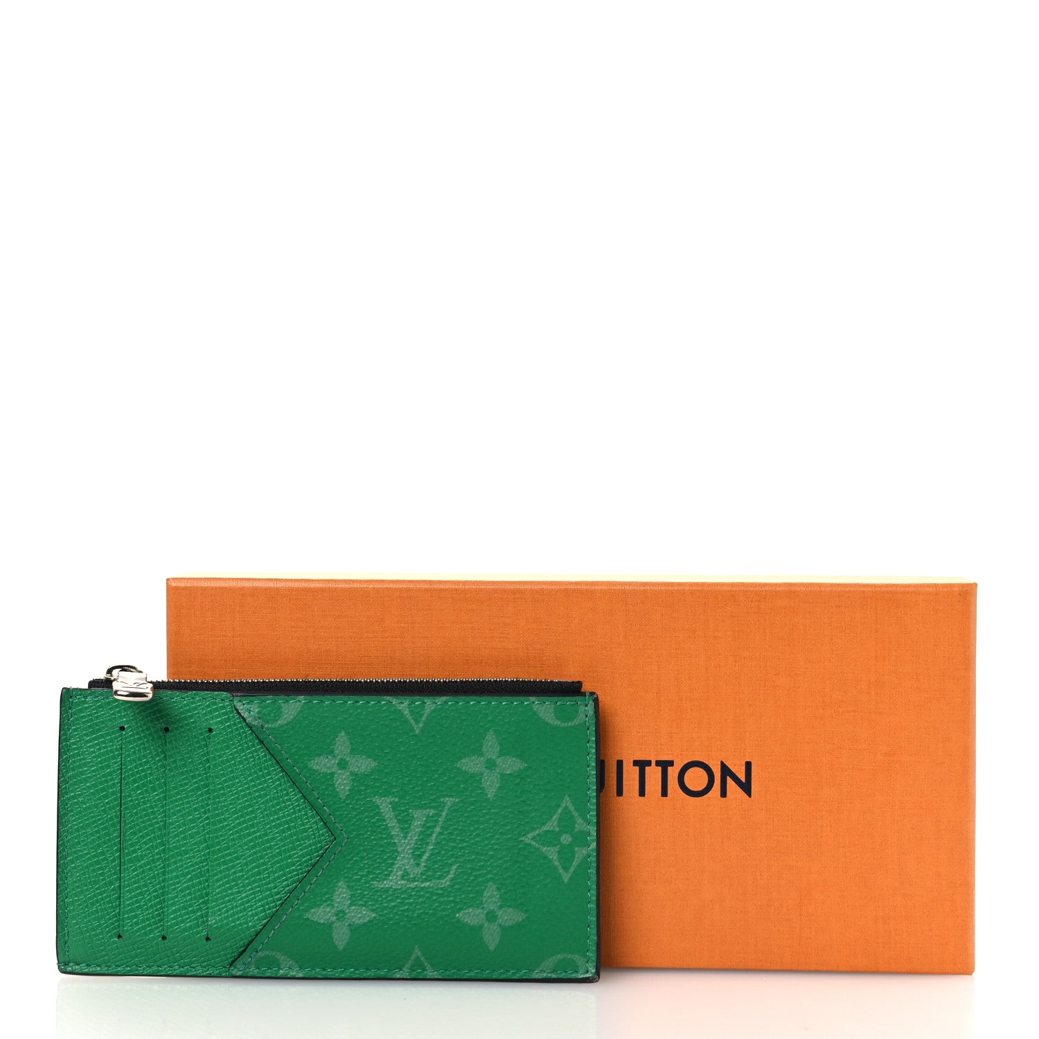 Louis Vuitton Taigarama Coin Card Holder Cactus Green 1792065