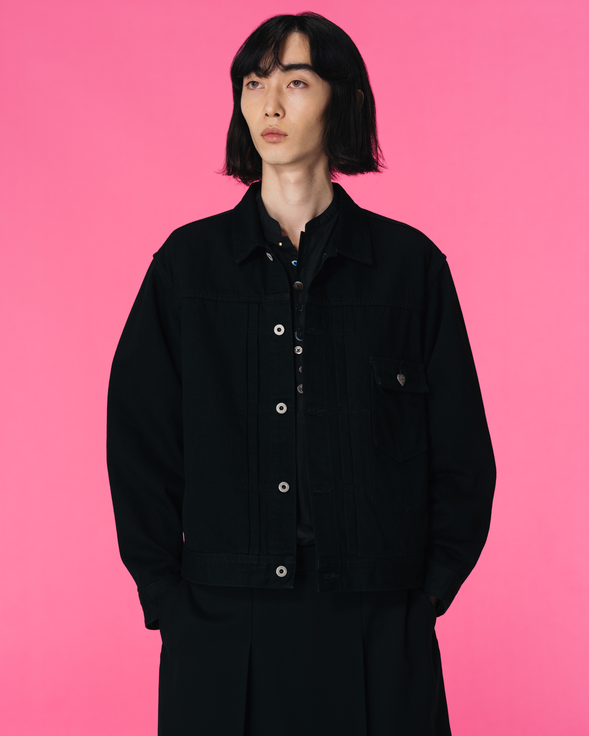 アンダーカバーがヒューマン メイドとコラボ デニムジャケットや