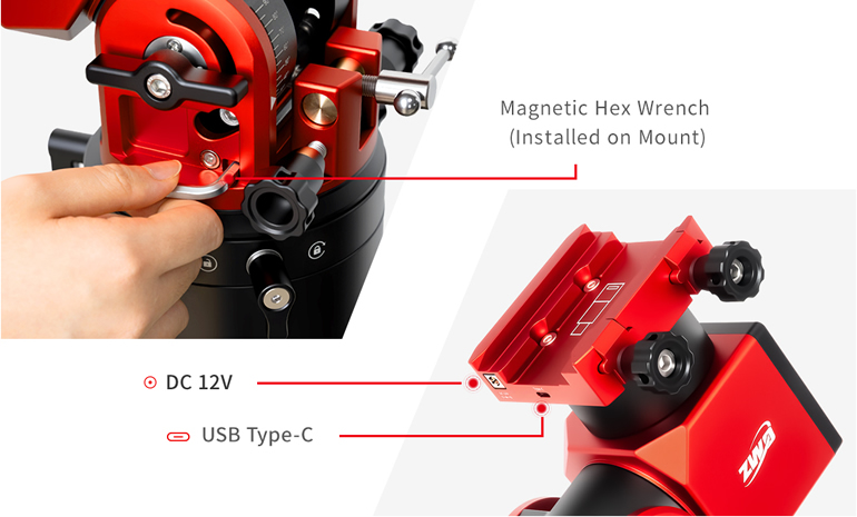 ZWO AM3N（ストレイン・ウェーブ・ギア搭載赤道儀）【即納