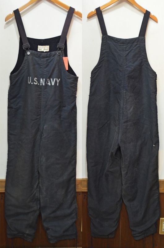 40's US.NAVY WWII ブルーデッキパンツ “フック” - used&vintage box