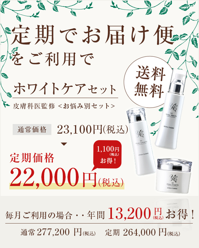 ホワイトケアセット お悩みから探す ドクターズコスメYC | 銀座よしえ