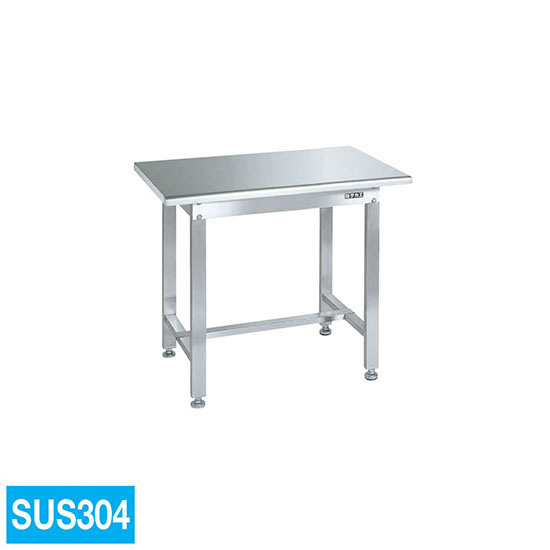 SUS3-096R サカエ ステンレス作業台 R付天板 SUS304 高さ740 幅900