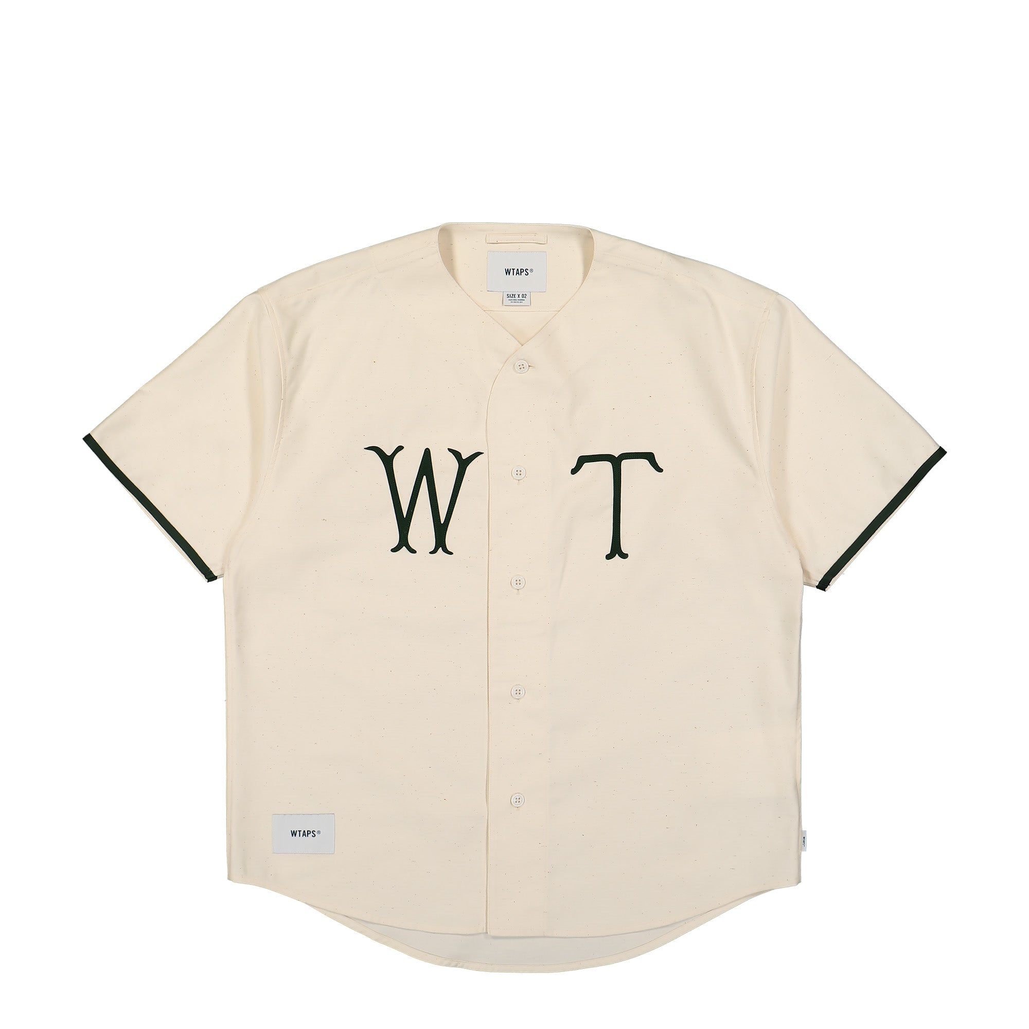 WTAPS League / SS / Cotton. Satin. Spina 241TQDT-SHM05 / White