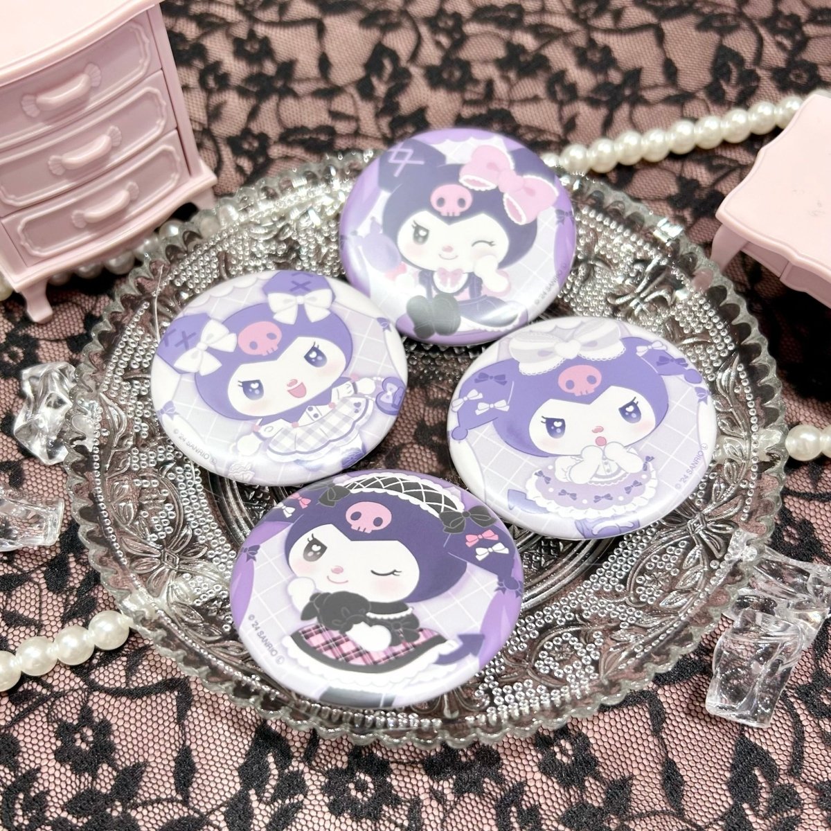 LAFARYオリジナル》クロミおめかしクローゼット♡缶バッジセットA