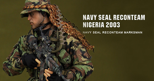 NAVY SEAL RECONTEAM - MARKSMAN Dam Toys - Machinegun