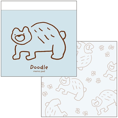 MDS BtoB |#エルコミューン メモ スクエアメモパッド Bear MMP-027: お