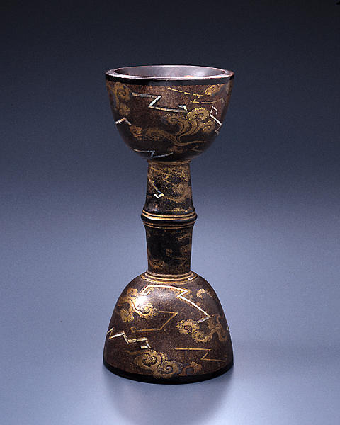 雷雲蒔絵螺鈿鼓胴 - MIHO MUSEUM