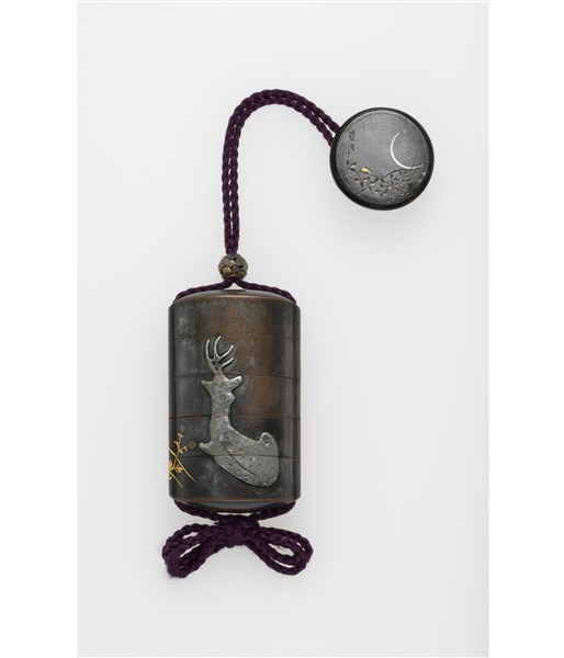 秋草鹿蒔絵印籠 柴田是真作 - MIHO MUSEUM