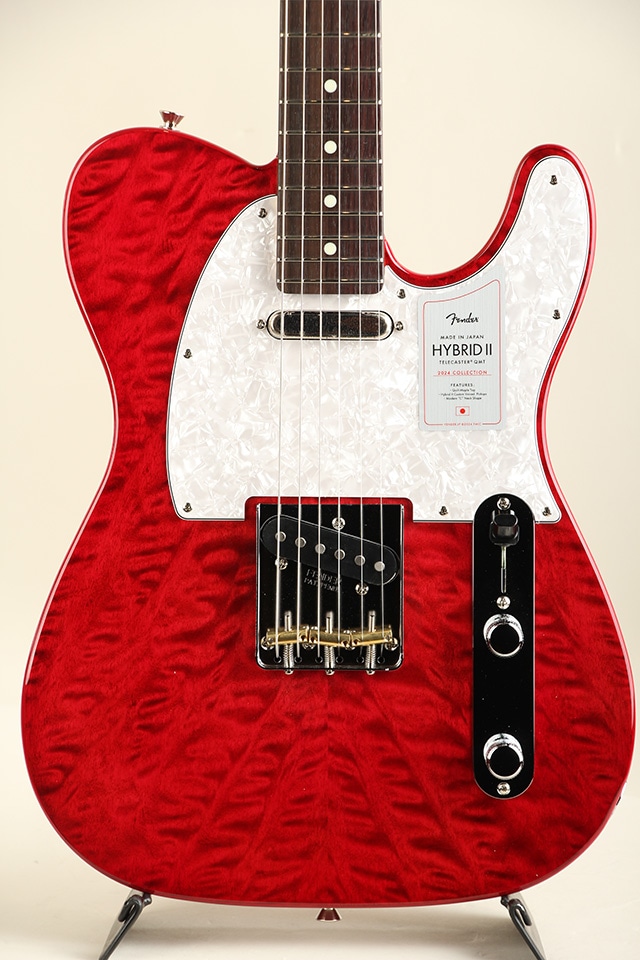 Made in Japan Hybrid II 2024 Collection Telecaster RW Quilt Red