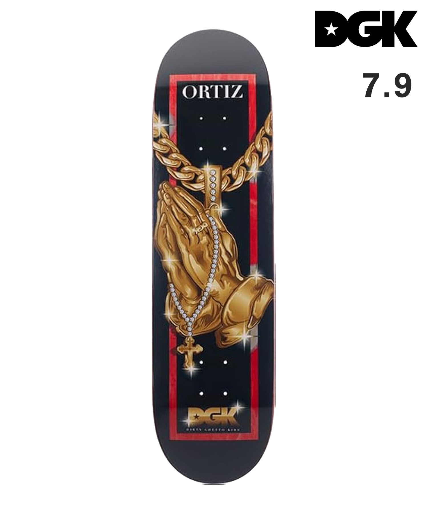 DGK ディージーケー スケートボード デッキ 7.9inch ICED スケート