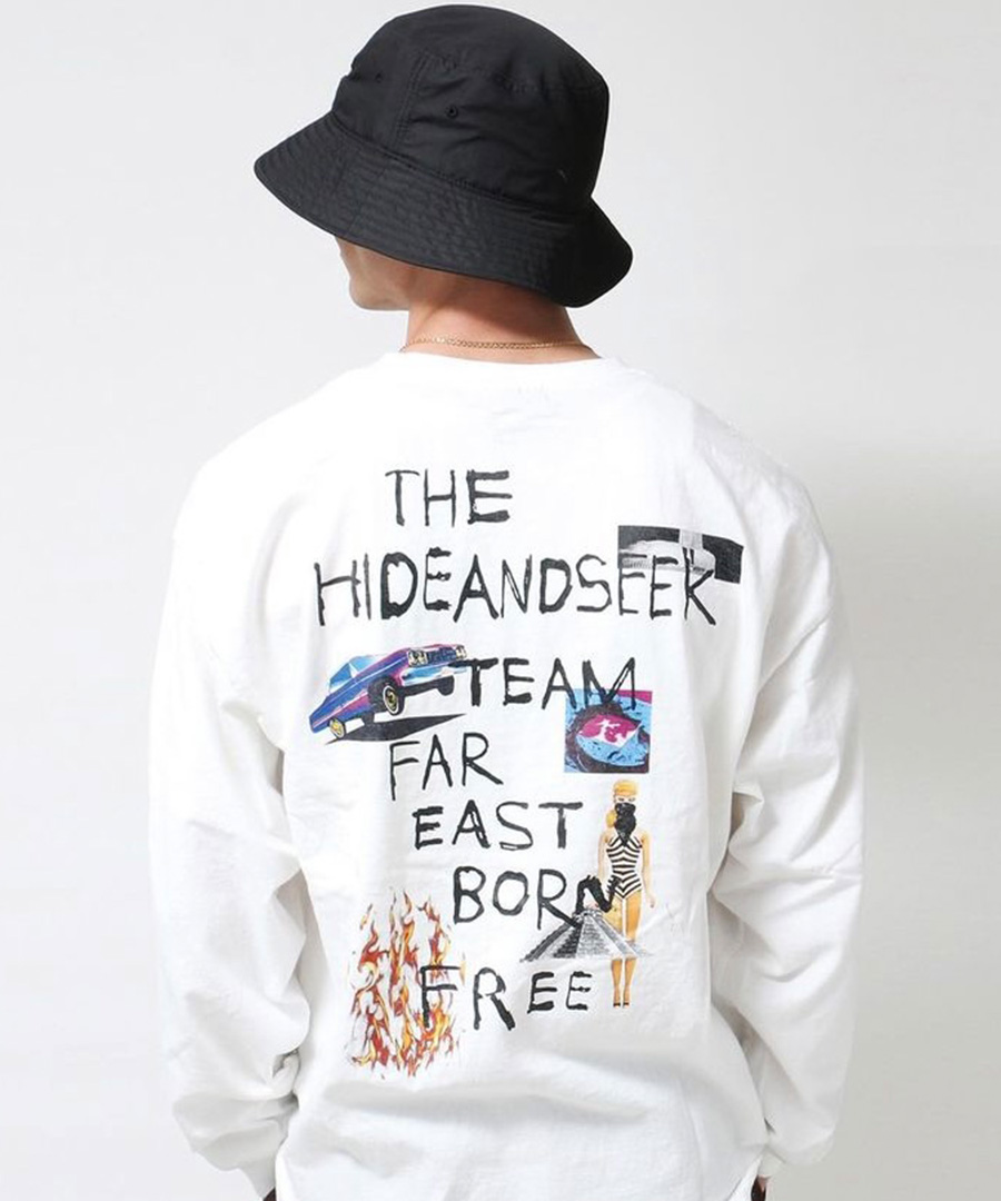 HIDEANDSEEK(ハイドアンドシーク) ロングスリーブTシャツ Collage L/S
