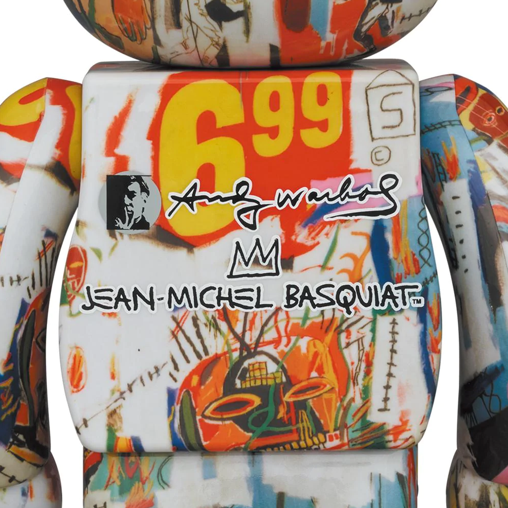 Medicom Toy BE@RBRICK - Andy Warhol x Jean Michel Basquiat #4 1000