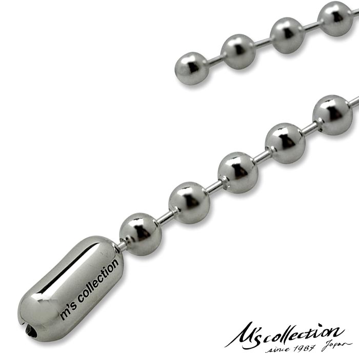 M's collection エムズコレクション ボールチェーンブレスレット