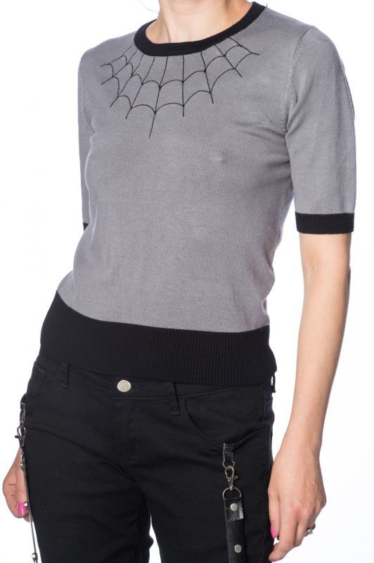 JP1543】TARANTULA WEB SWEATER / トップス【Banned Apparel