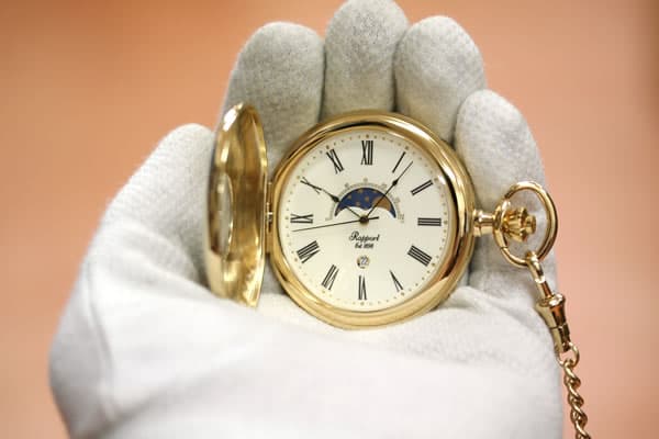 RAPPORT Moon Phase Napoleon Style Pocket Watch PW80 – 懐中時計専門店