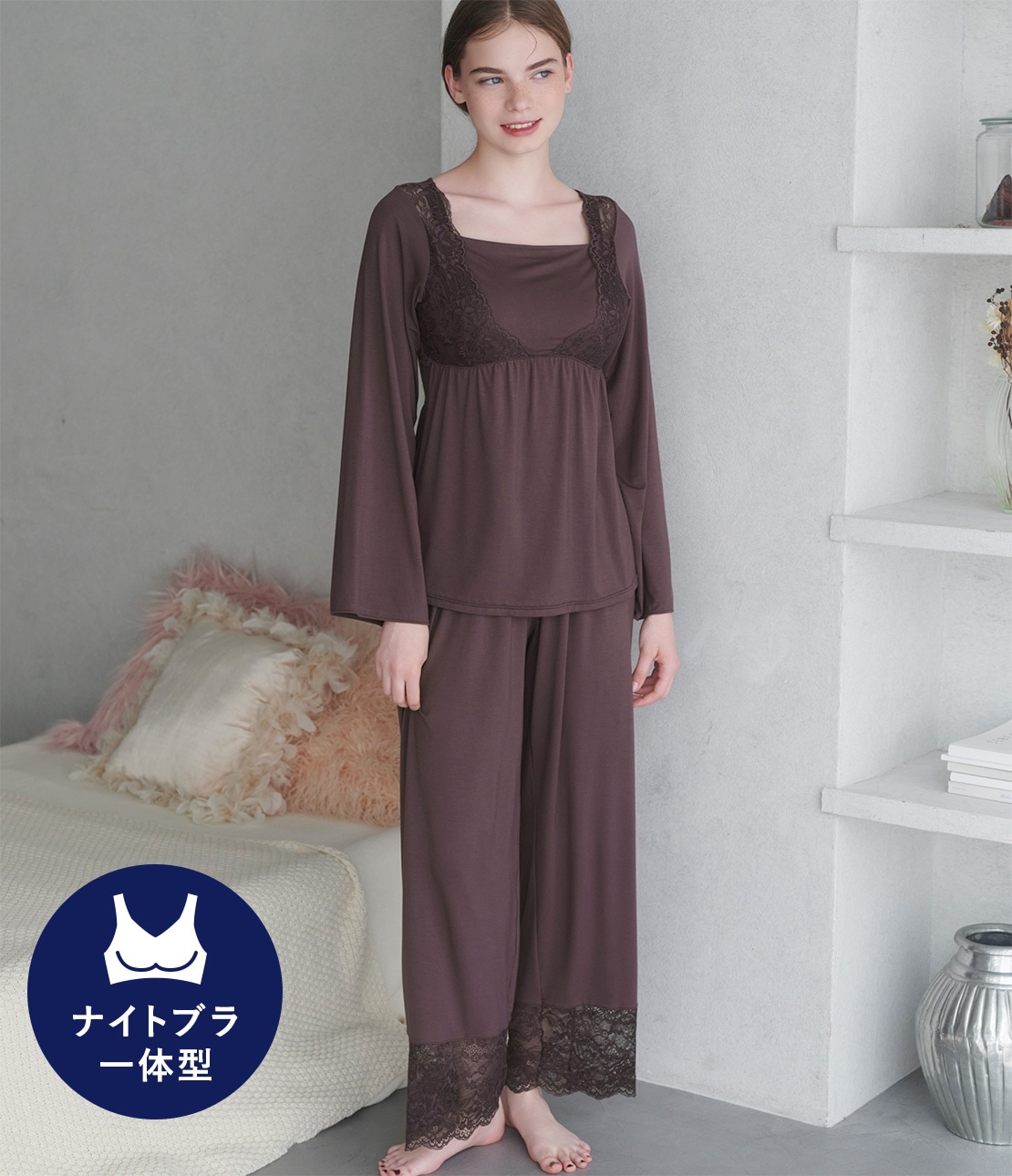 CHARLE シャルレナイティ パジャマ Lサイズ シャルレ（パジャマ）の