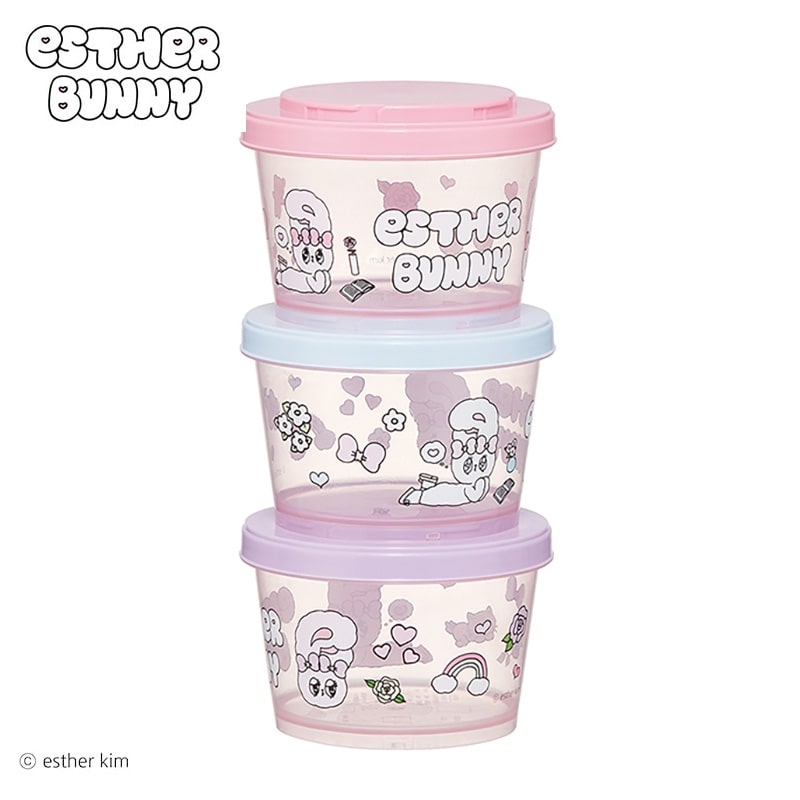 Esther Bunny エスターバニー ジョイント式保存容器3個セット(保存容器