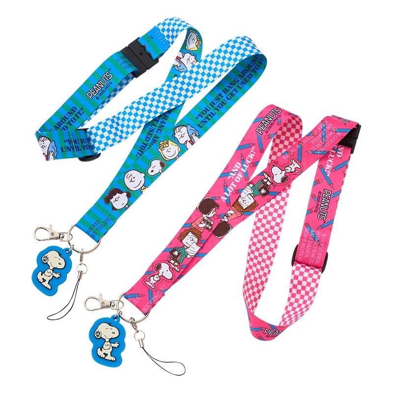 スヌーピー PEANUTS ネックストラップ(ピンク): 通常| プラザ