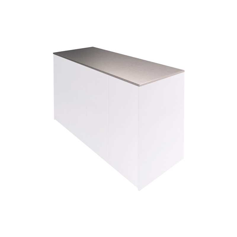 木製キッチンカウンター ステンレス天板 | KB-KC023-09-G183