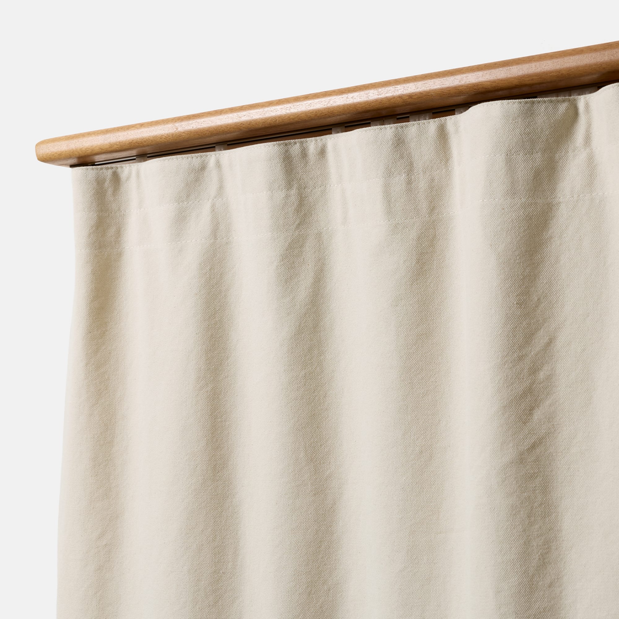 帆布カーテン フラット スタイル アイボリー | DW-CB008-01-G114