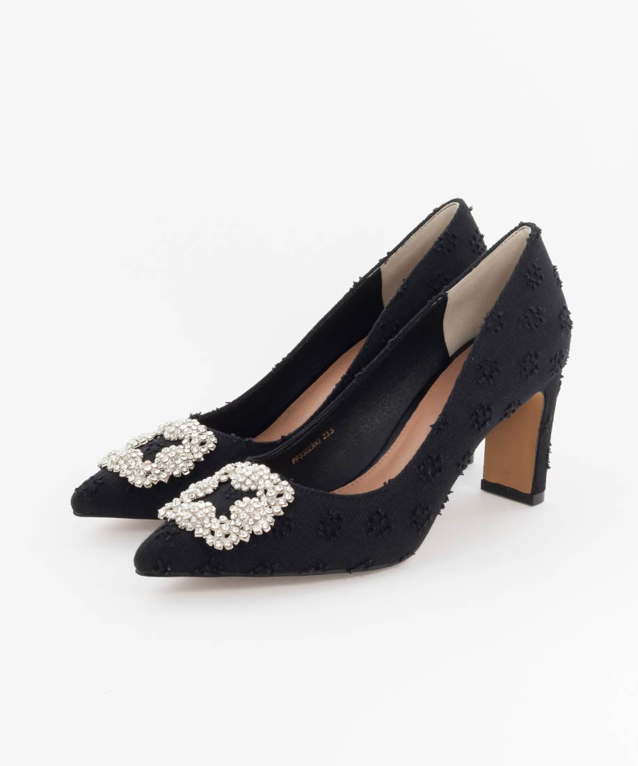 SALE】スクエアビジューパーツパンプスRANDA公式サイト