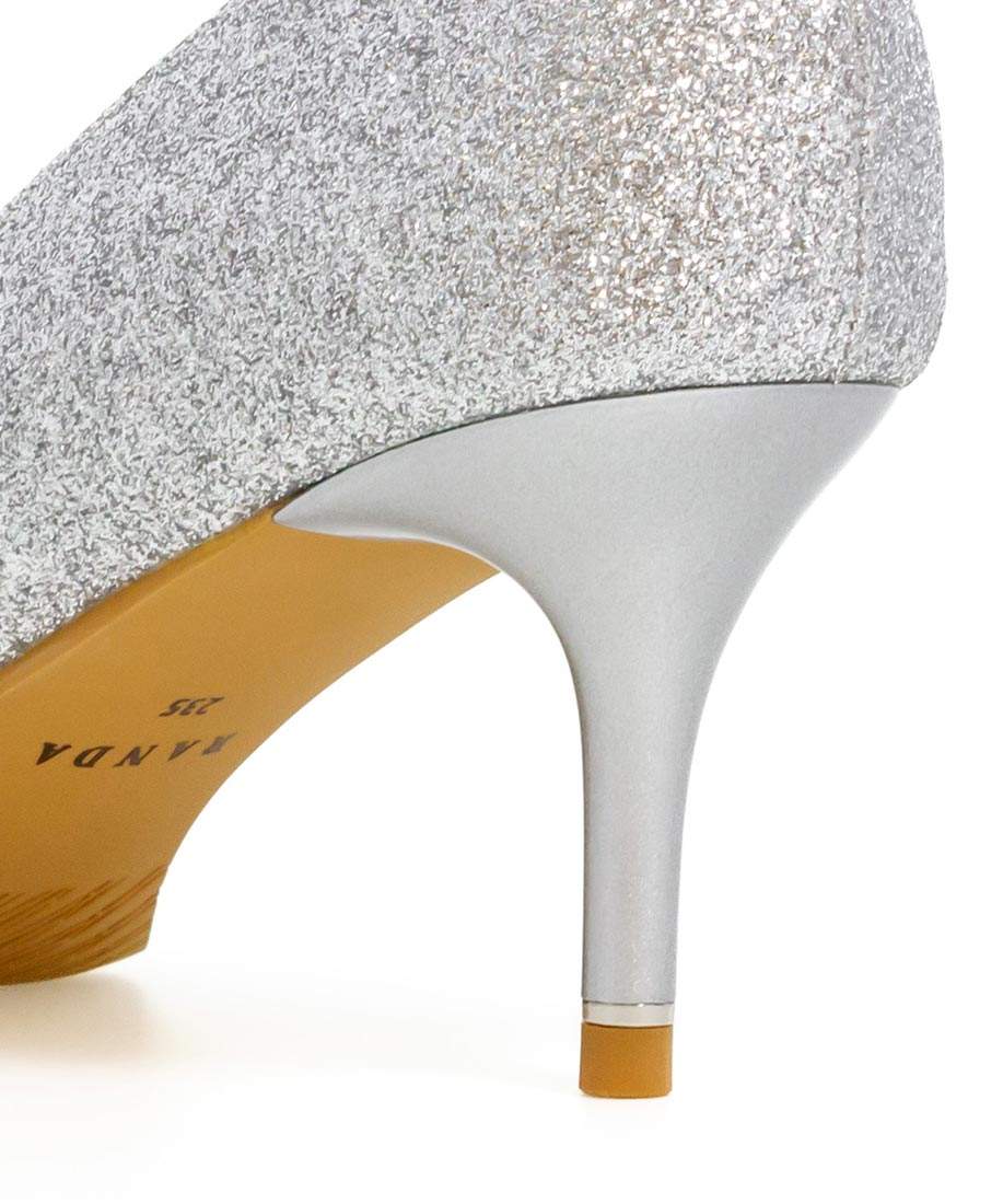 SALE】グリッターヒールパンプスRANDA公式サイト