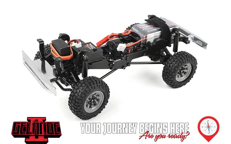 RC4WD 1/18 Gelande II RTR w/ Black Hawk Hard Body Set-Z-RTR0