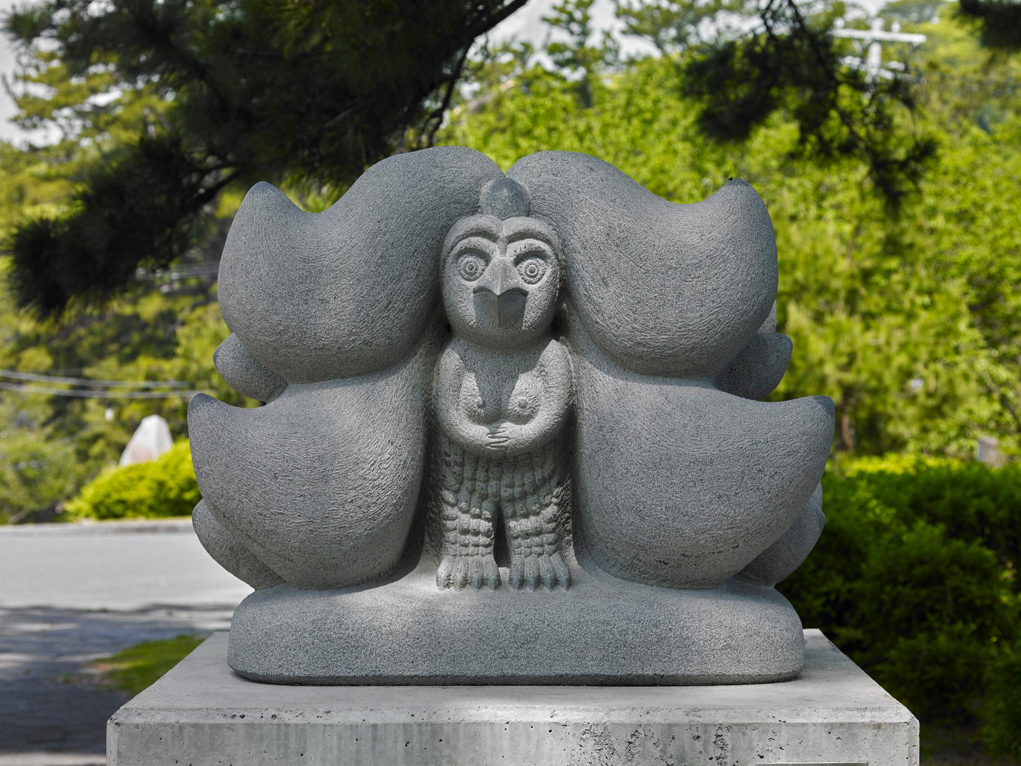 真鶴町石の彫刻祭の作品／真鶴町