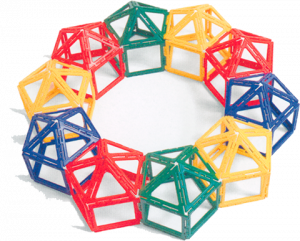 東京書籍】ポリドロン:図形学習 遊具・玩具・教具（Polydron）