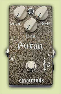 CMATMods Butah Overdrive Pedal:Guitars, Pedals Amps Effects