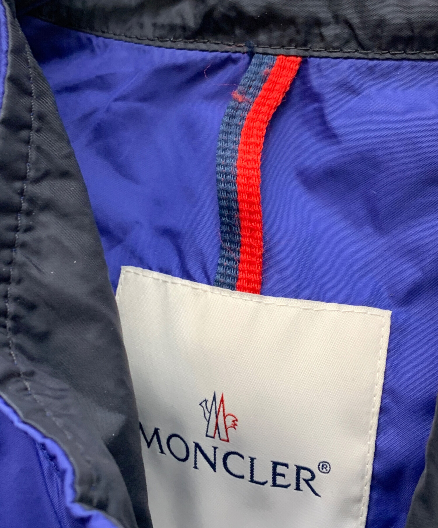 中古・古着通販】MONCLER (モンクレール) ウインドブレーカー ブルー