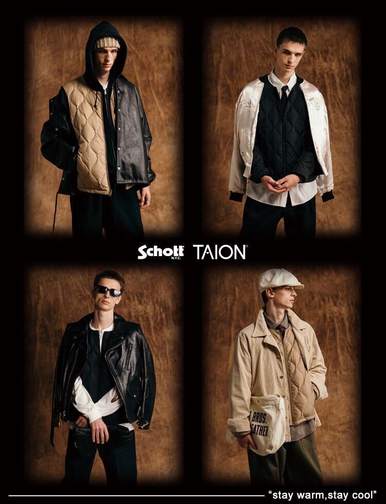 Schott」×「TAION」コラボレーションアイテム第2弾が登場 | TSI HOLDINGS