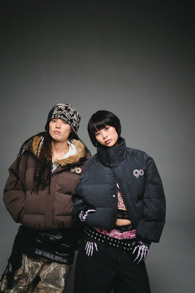 90 Logo Rich Puffer Jacket – YZ