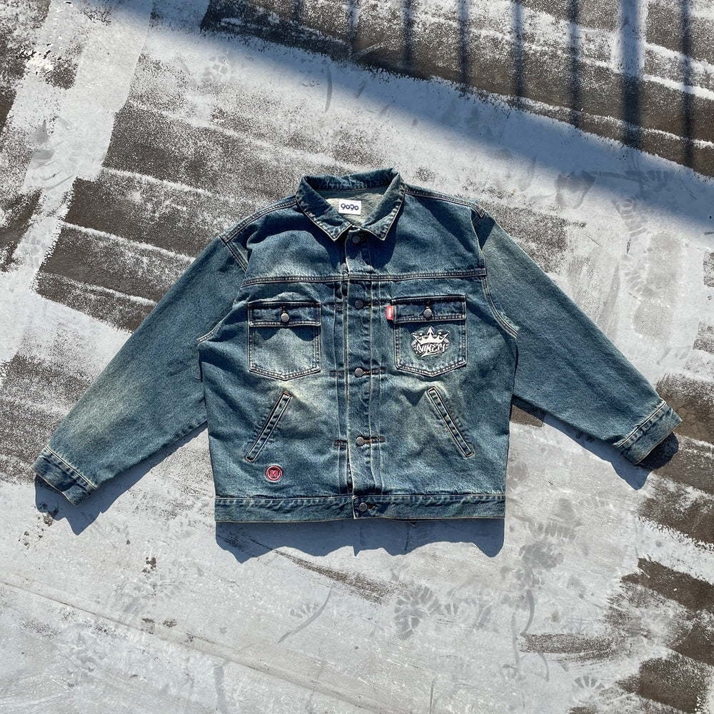 King Logo Vintage Denim Jacket – YZ