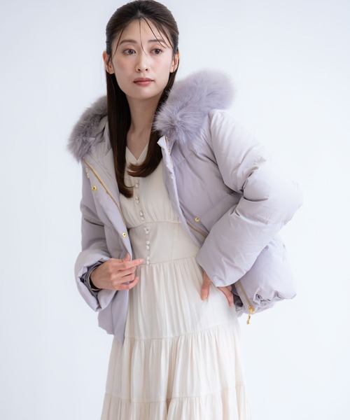 NOELA（ノエラ） ダウンコート ダウンジャケット ファー付きショート