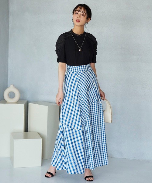 RUIRUE BOUTIQUE（ルイルエブティック） スカート ミックスギンガム