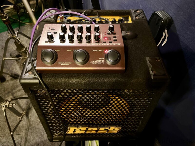BOSS AD-10 アコースティックプリアンプを使ってみた - zuntyan.com