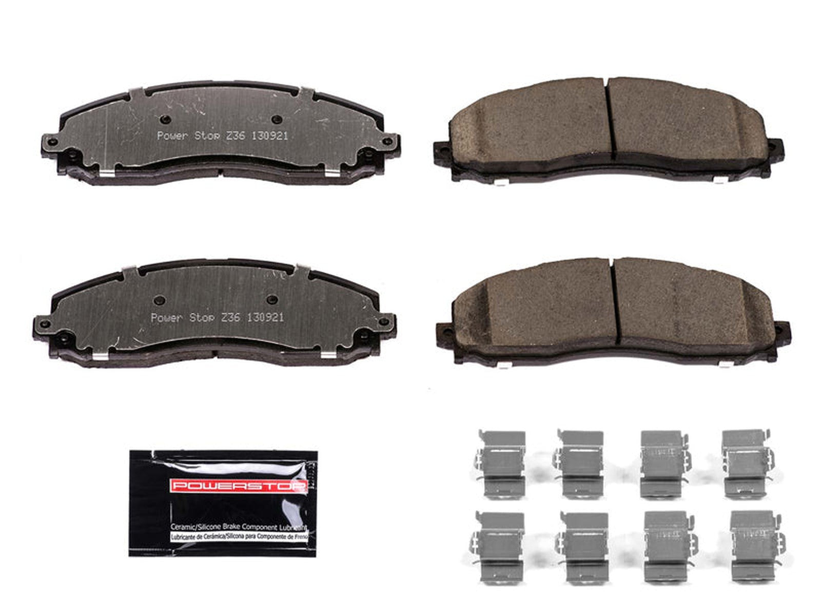 Powerstop Z36 Extreme Front Brake Pads, 2012-2020 Ford Powerstroke