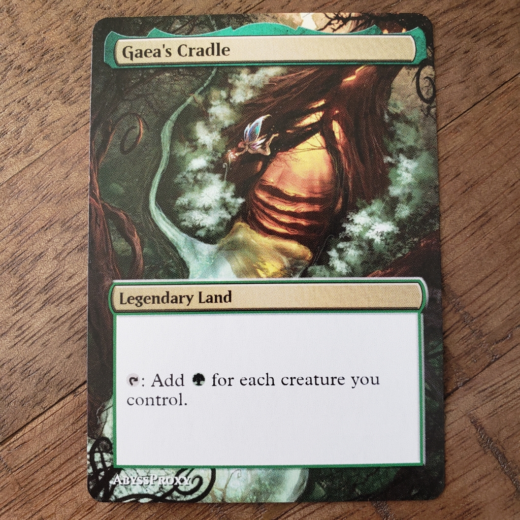 Gaea's Cradle #C - MTG - Abyss Proxy Shop: Enhance Your Commander
