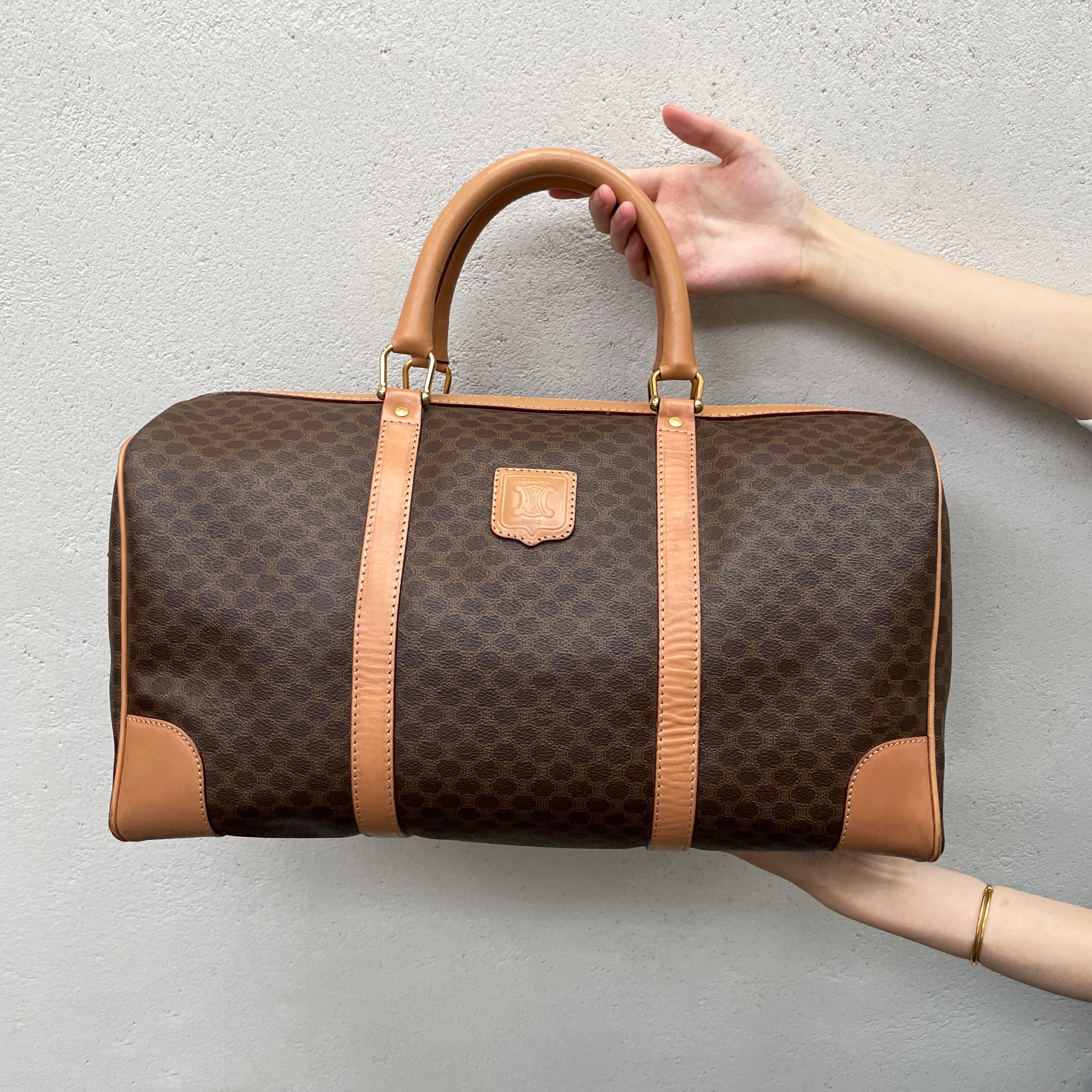 CELINE Macadam Boston bag 45cm – Afar Vintage