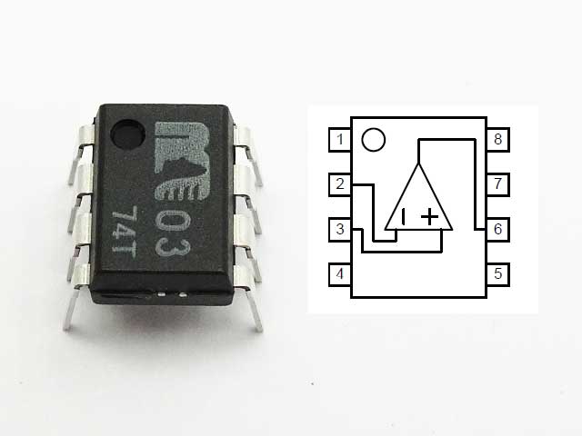 JFET入力高音質HiFiオペアンプ MUSES03D: 半導体 秋月電子通商-電子