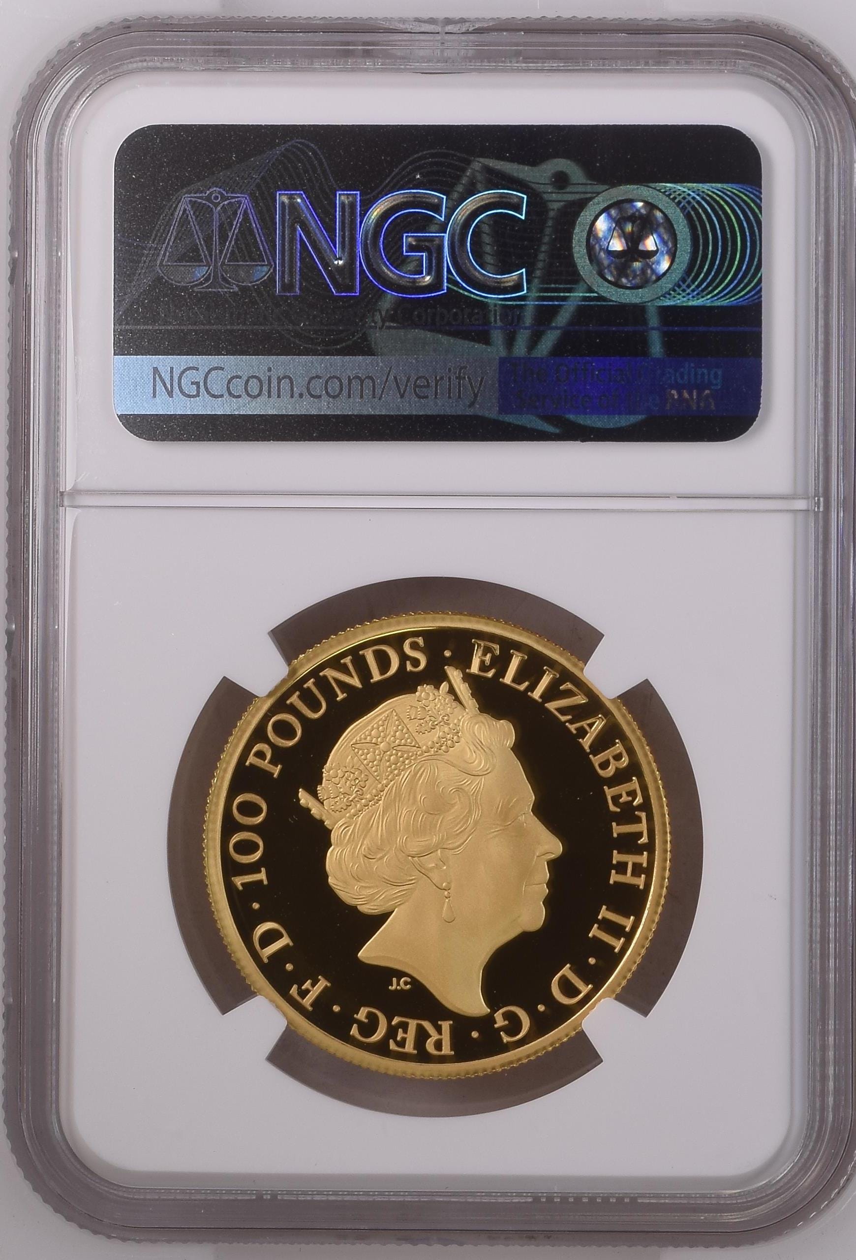 2021年 クイーンズビースト コンプリーター 1オンス金貨 NGC PF70UC