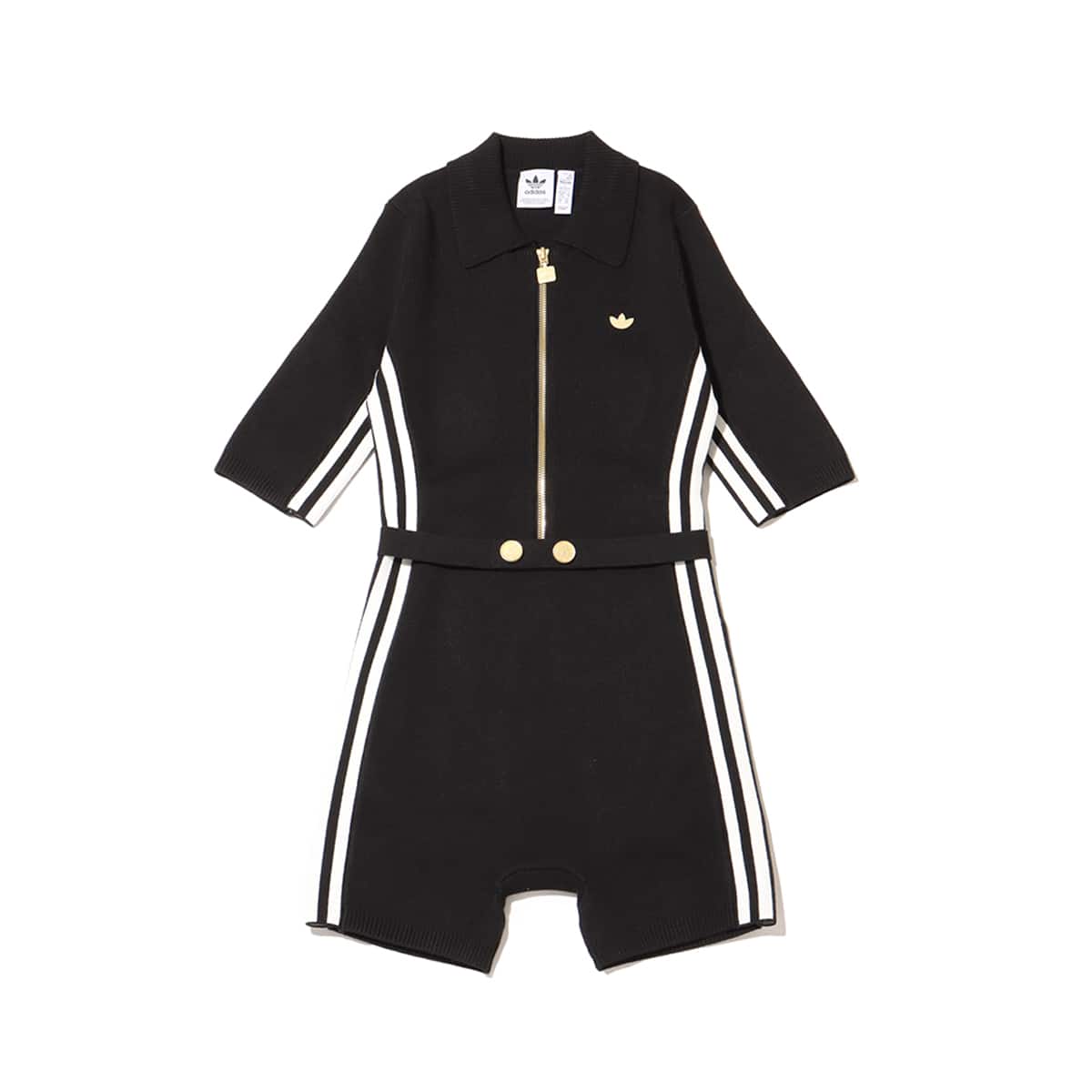 adidas PREMIUUM KNIT ONESIE BLACK （アディダス プレミアム ニット