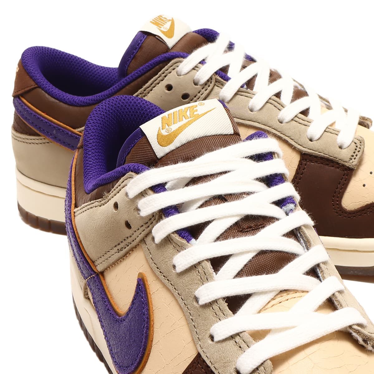 NIKE DUNK LOW PRM WHITE ONYX/COURT PURPLE-KHAKI-CACAO WOW 23SP-I