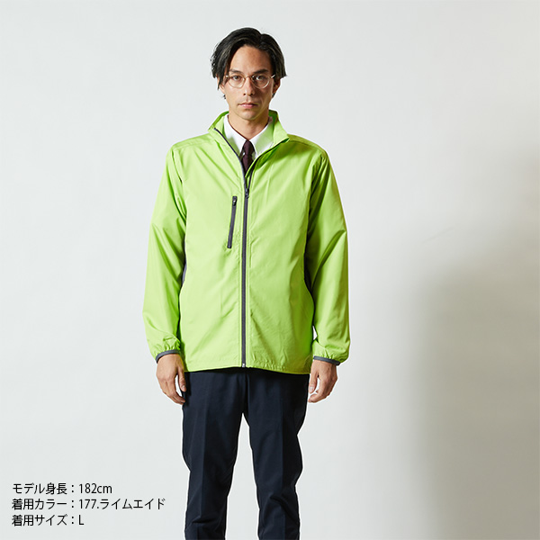 7068-01 マイクロリップストップスタンドジャケット（裏地付）（S～XXL